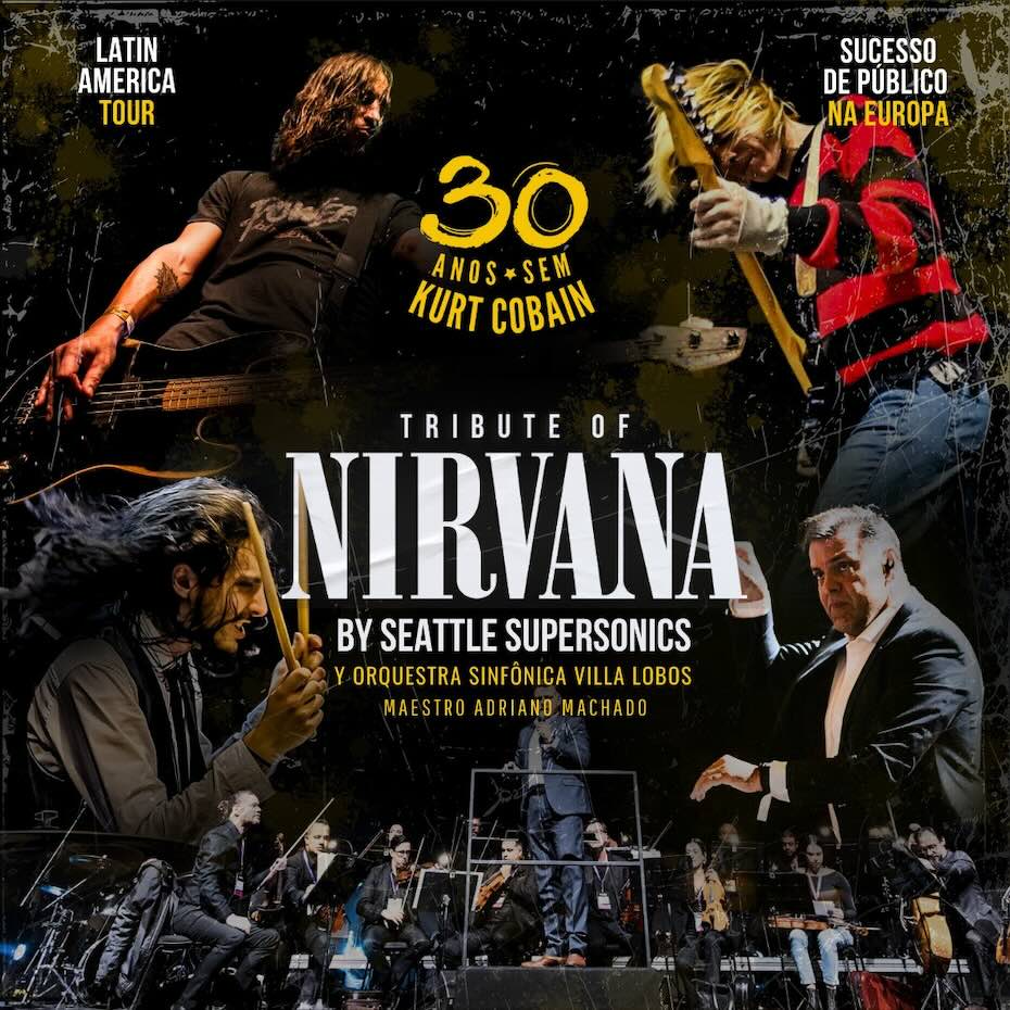 Maior tributo ao Nirvana do mundo retorna ao Brasil para tour histórica com Orquestra Sinfônica