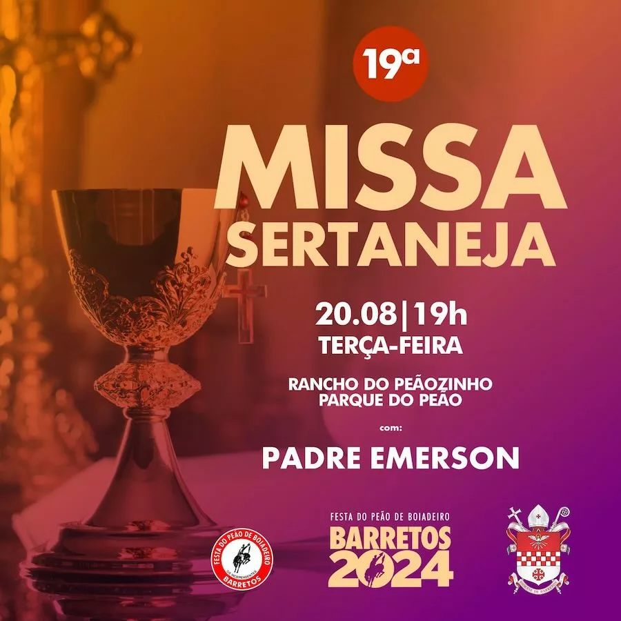 Rancho do Peãozinho recebe 19ª Edição Missa Sertaneja