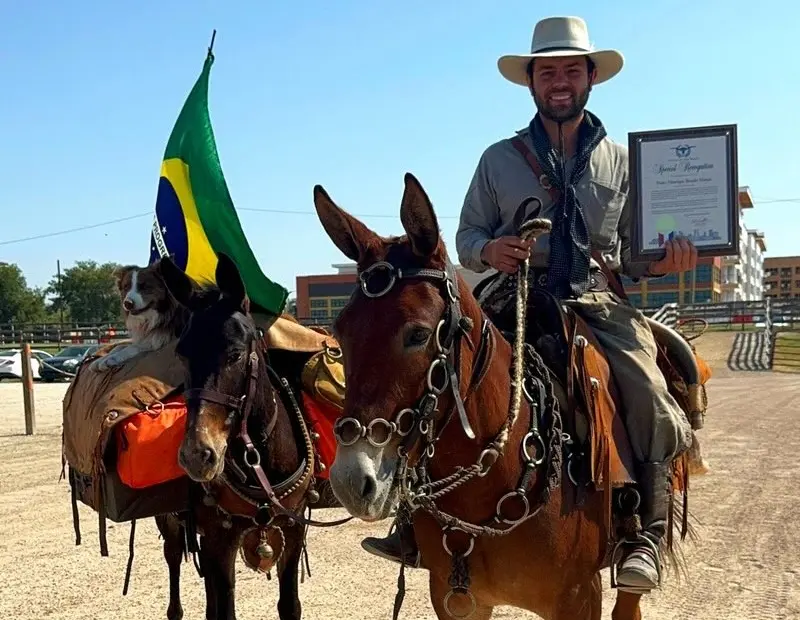 Berranteiro inicia expedição de mais de 10 mil quilômetros rumo à Festa do Peão de Barretos