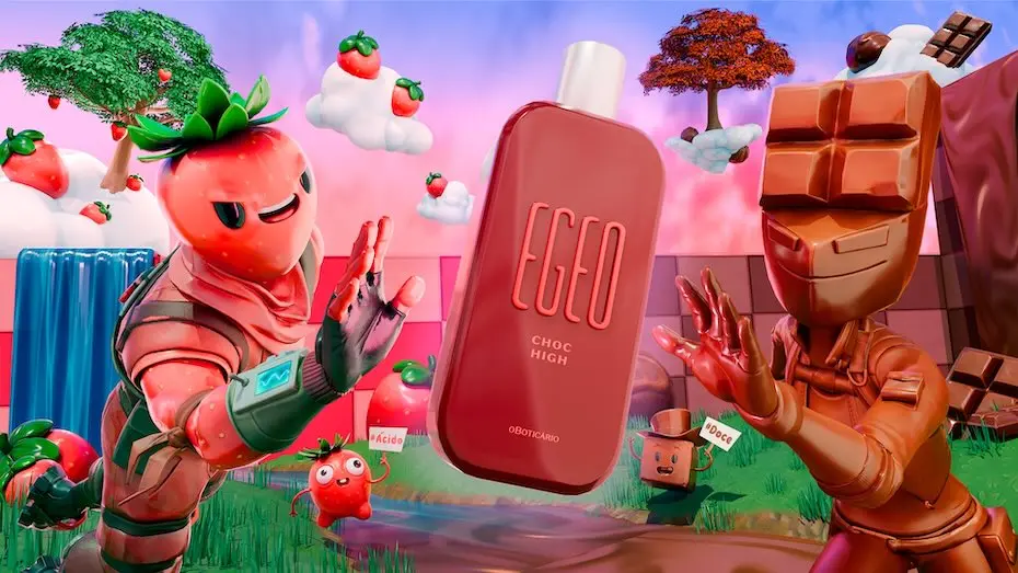 O Boticário apresenta novo EGEO Choc High com ação exclusiva no Fortnite*