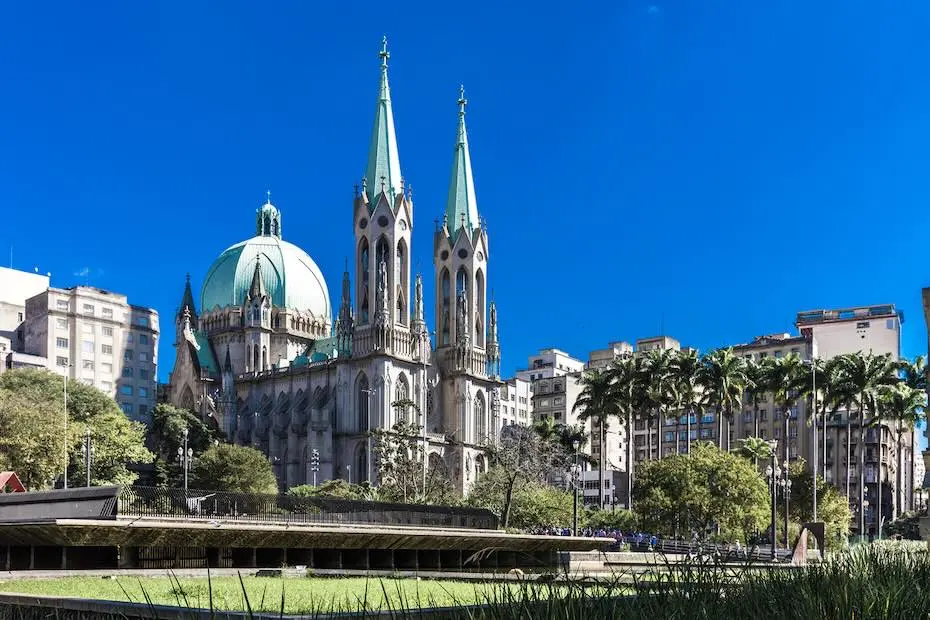 Sé Cathedral in Sao Paulo, Brazil