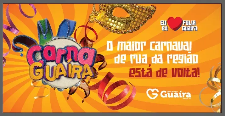 Faltam só 4 dias para o CarnaGuaira, Eu Amo Folia 2025