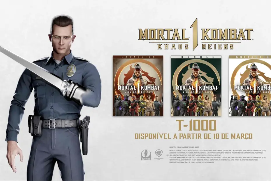 Novo trailer de Mortal Kombat 1: Reina o Kaos revela a primeira gameplay do T-1000